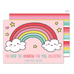 Over the Rainbow Valentine Exchange Cards